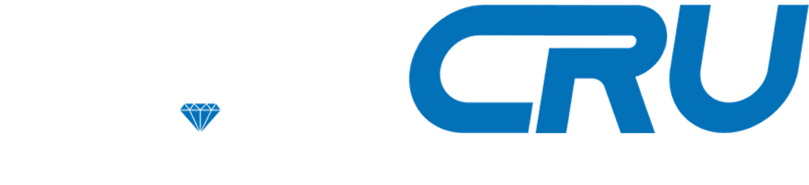 Car cru logo white bold big